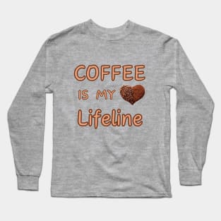 Coffee Lifeline Long Sleeve T-Shirt